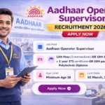 CSC Aadhaar Supervisor Operator Recruitment indianewsinsider.com indianewsinsider