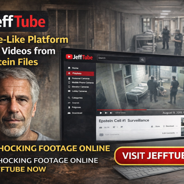 JeffTube hosts videos from the Epstein Files and looks just like YouTube – links and…