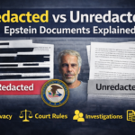 Redacted vs Unredacted Epstein Documents