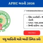 APHC Recruitment 2026 indianewsinsider.com indianewsinsider