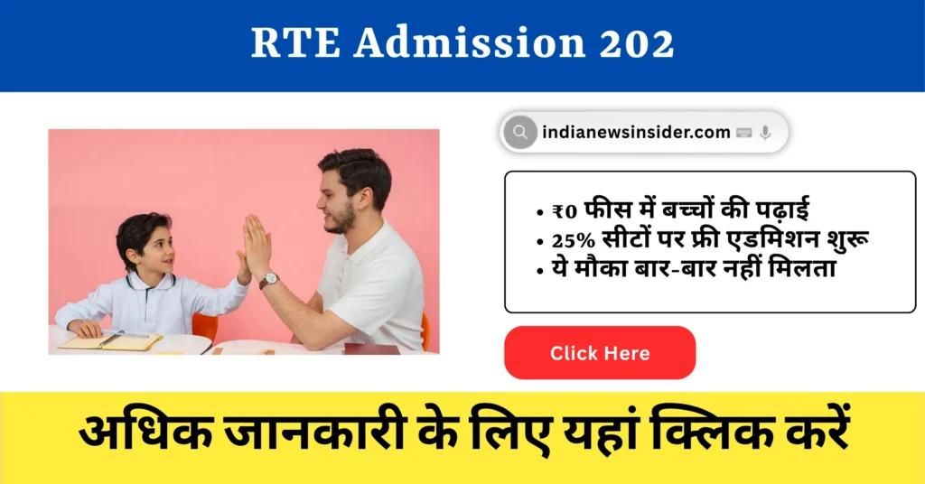 RTE Admission 2026
indianewsinsider.com indianewsinsider