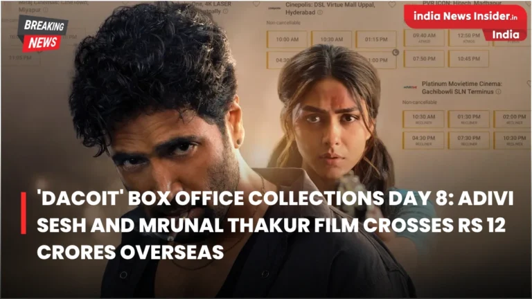 'Dacoit' box office collections day 8