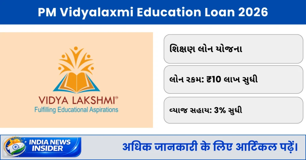 PM Vidyalaxmi Education Loan
