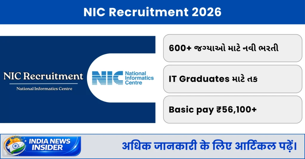 NIC Recruitment 2026