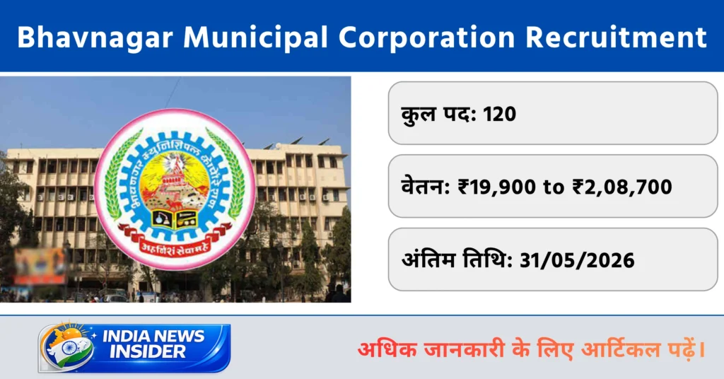 Bhavnagar Municipal Corporation Recruitment