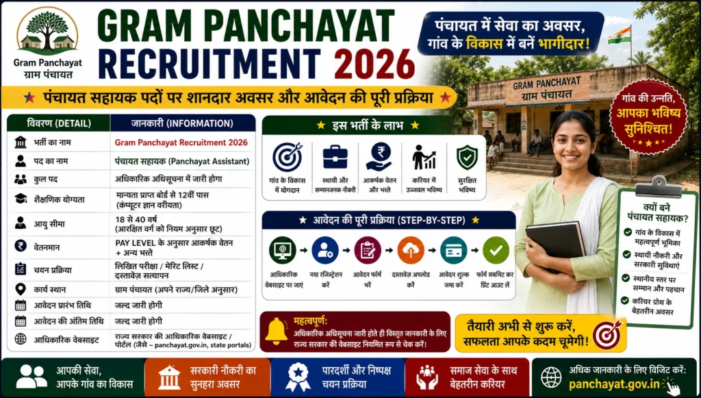 Gram Panchayat Recruitment 2026